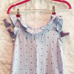 🎀 Crown & Ivy - Girls ladybug striped dress size 12